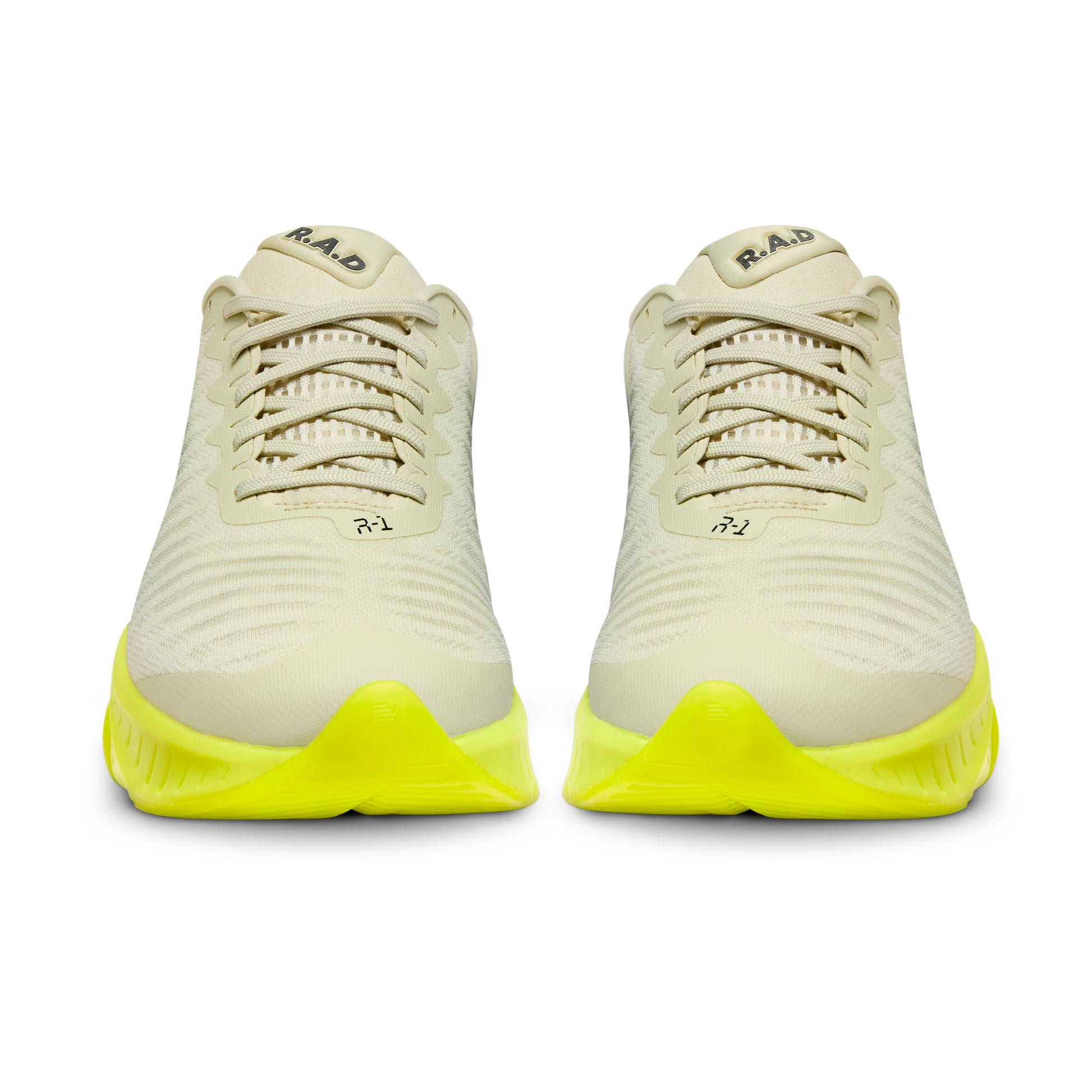 R.A.D® R-1 ACID YELLOW at R.A.D® - Performance Footwear . 04RADNEONYELLOWRUNNERTOES