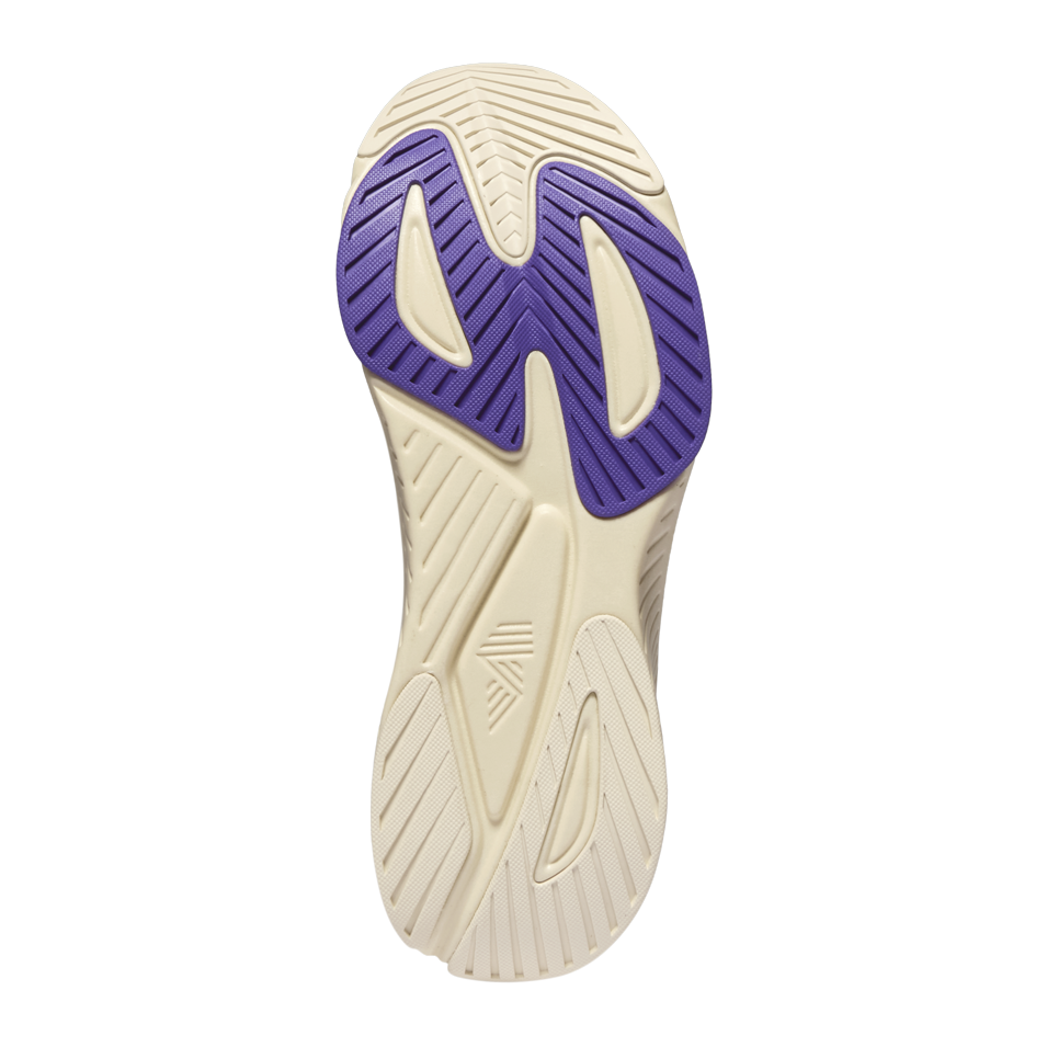 R.A.D® R-1 ANTIQUE WHITE/PURPLE at R.A.D® - Performance Footwear . 05RADAntiqueWhiteRunnerSole_0225-R1AWH