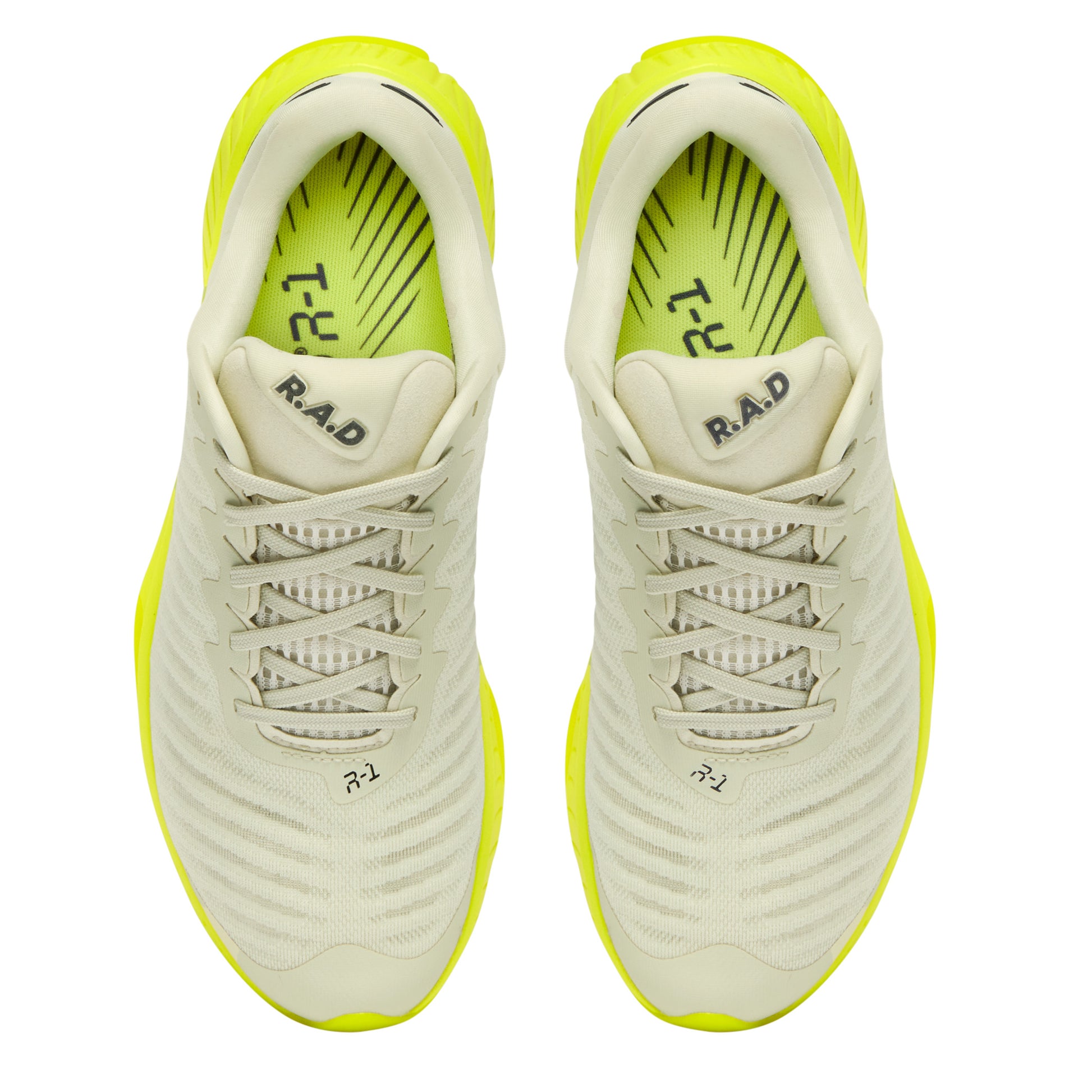R.A.D® R-1 ACID YELLOW at R.A.D® - Performance Footwear . 06RADNEONYELLOWRUNNERTOP