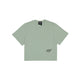 GLOBE CROP TEE JADE at R.A.D® - Performance Crop Tee . CROPGLOBE_JADEITE_1