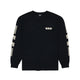 LONG SLEEVE TEE FLAME BLACK at R.A.D® - Performance Long Sleeve Tees . FLAMESLS_BLACK_A