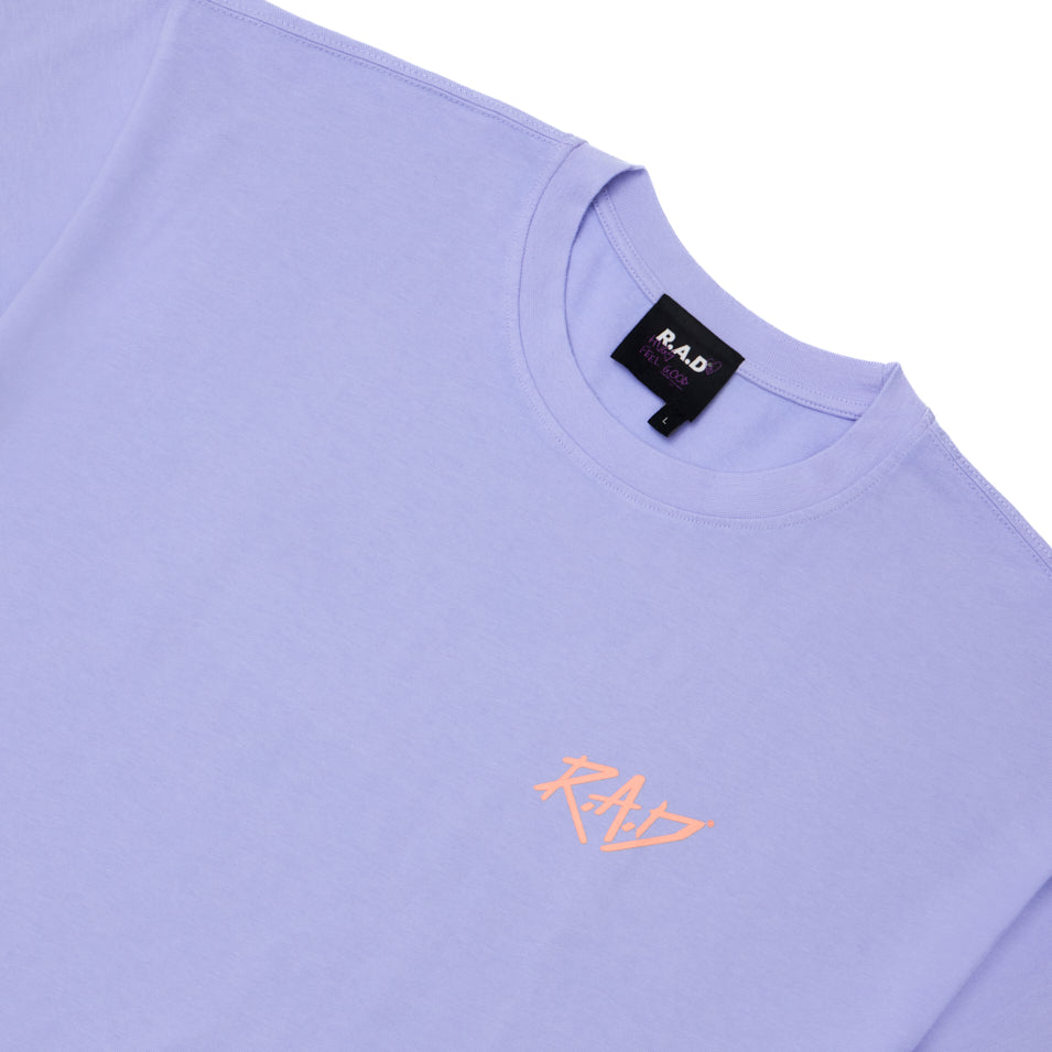 HEAVY™ GLOBE TEE BABY LAV at R.A.D® - Performance Tees . GLOBE_STANDARDSSTEE_BABYLAV_2