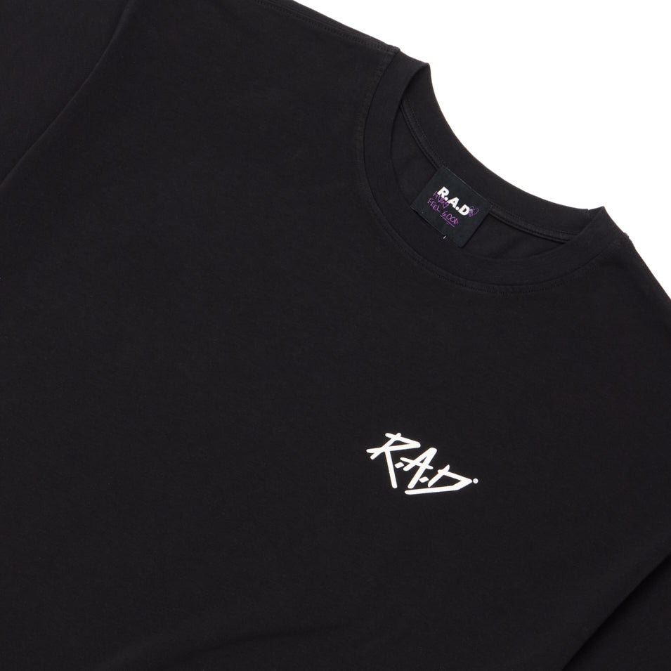 HEAVY™ GLOBE TEE BLACK at R.A.D® - Performance Tees . GLOBE_STANDARDSSTEE_BLACK_2