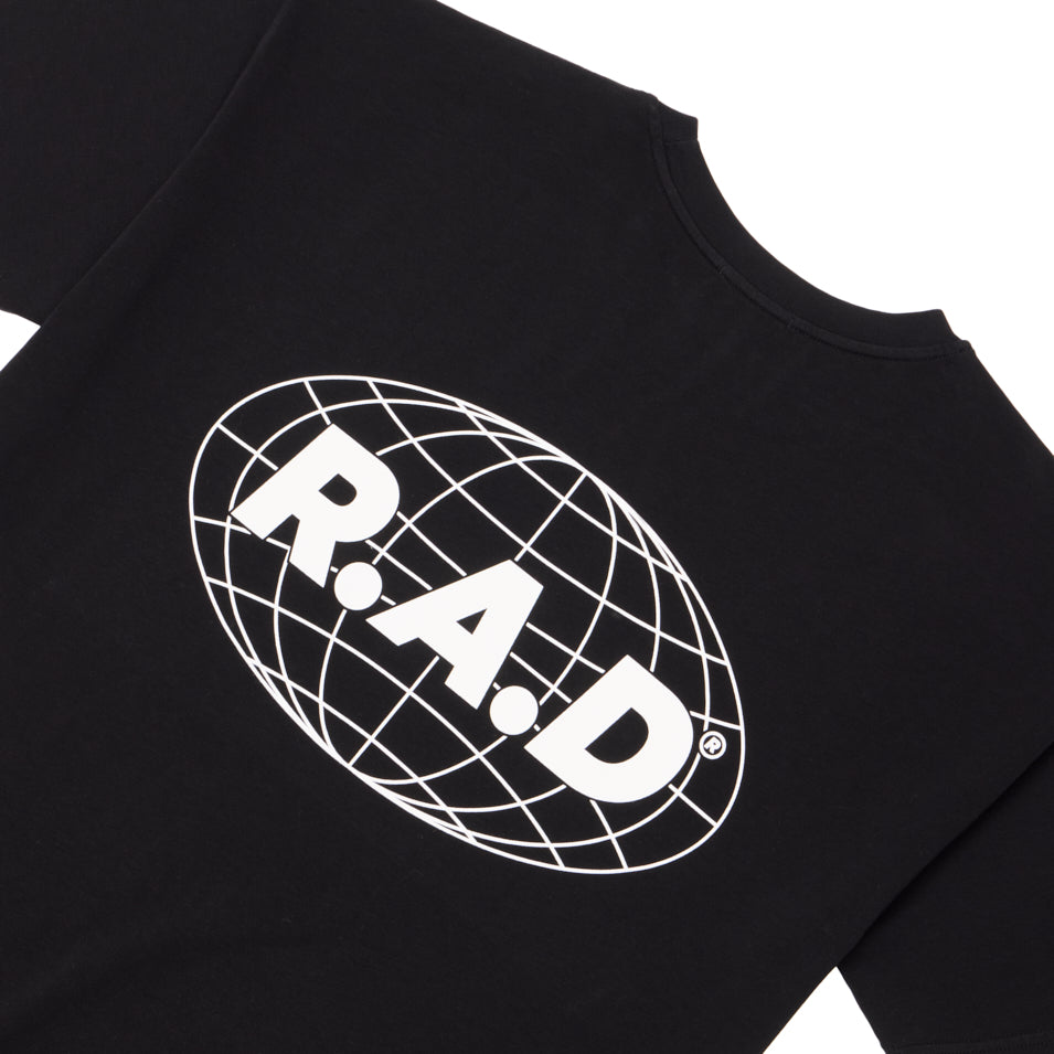 HEAVY™ GLOBE TEE BLACK at R.A.D® - Performance Tees . GLOBE_STANDARDSSTEE_BLACK_4