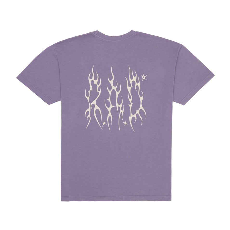 HEAVY™ METAL TEE PURPLE TWILIGHT at R.A.D® - Performance Tees . HEAVYMETAL_PURPLETWILIGHT_2