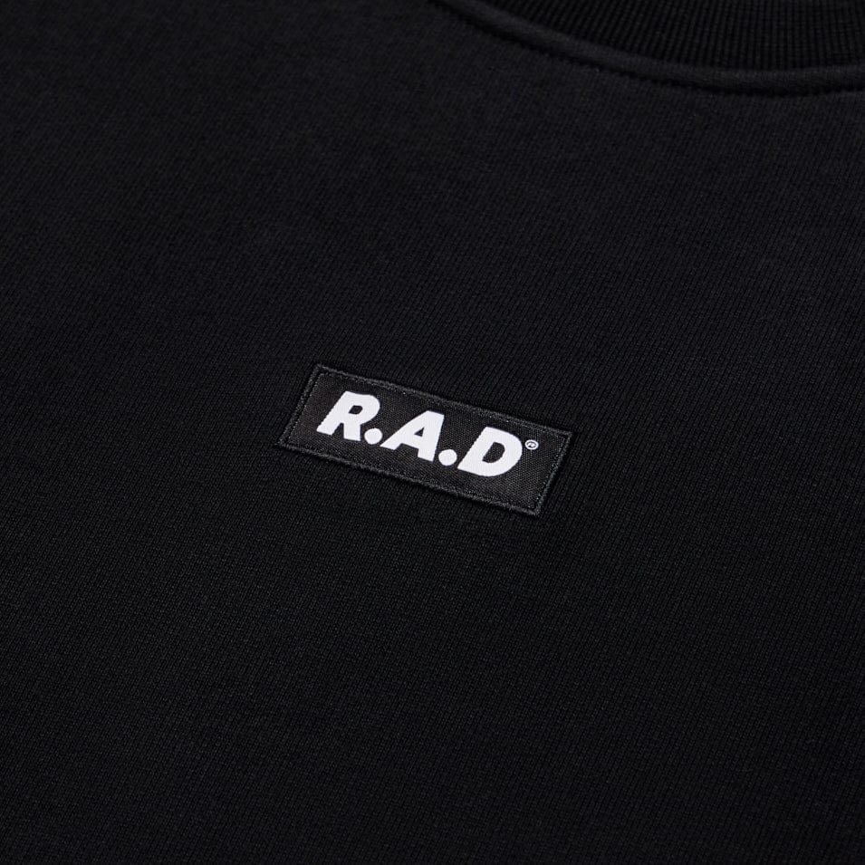 R.A.D® CREW SWEAT OFF BLACK