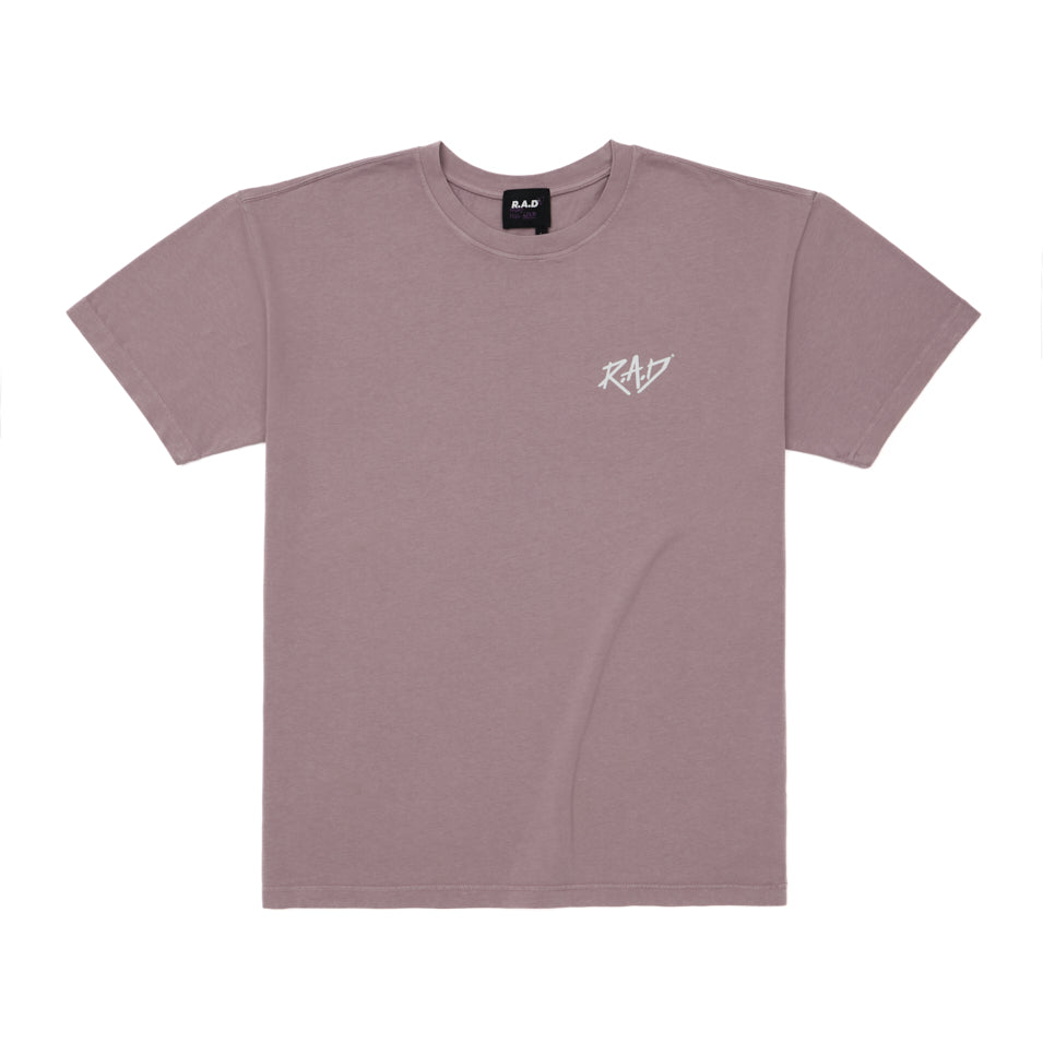 HEAVY™ 'R' GLOBE TEE DUST PURPLE at R.A.D® - Performance Tees . STANDARDSSTEE_PURPLEDOVE_1
