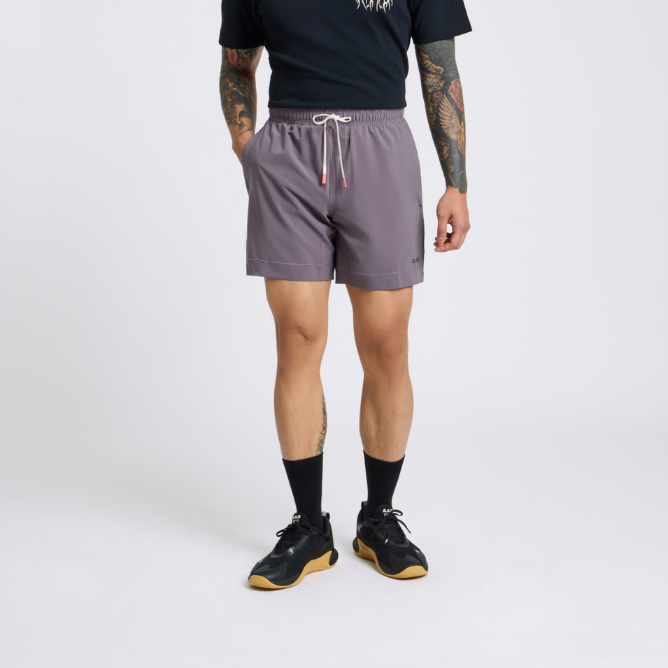 SUPEWEAVE™ TRAINING SHORT 7” LILAC MAUVE at R.A.D® - Performance Shorts . TRAININGSHORTS7INCH_SHARK_1 — View 1