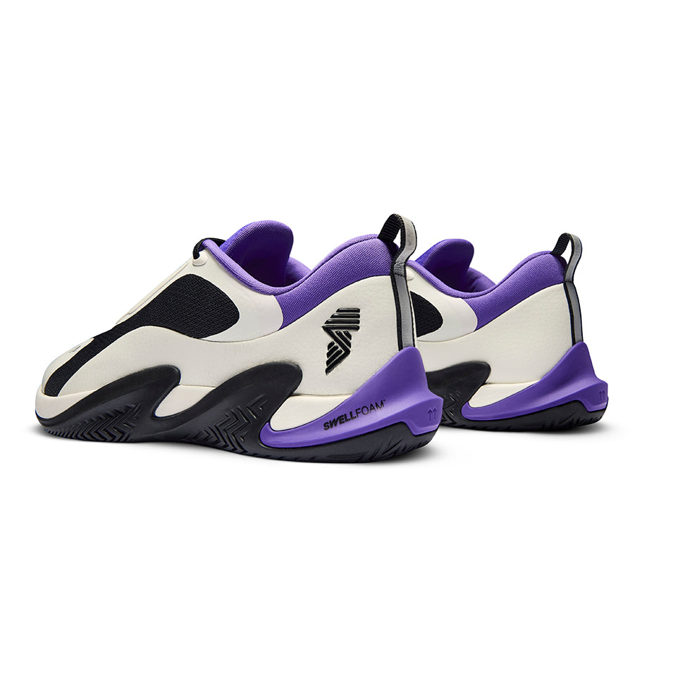 Two-toned athletic shoes R.A.D® ONE V2 PANDA PURPLE featuring distinctive panda purple design