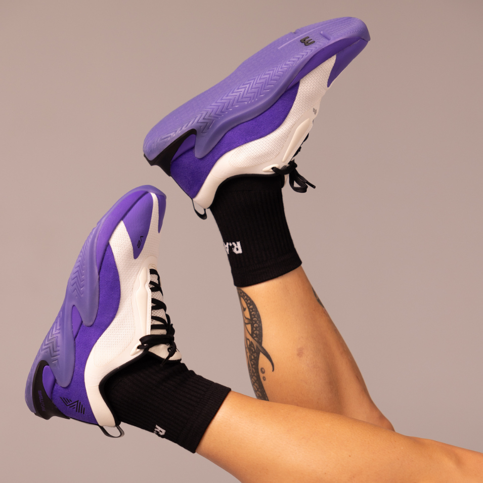 R.A.D® ONE V2 COURT PURPLE at R.A.D® - Performance Footwear . v2_purple_1