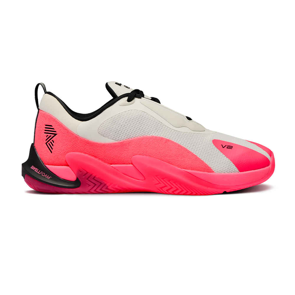R.A.D® ONE V2 RACING PINK at R.A.D® - Performance Footwear . 01_R.A.D_ECOMM_V2_CF_OPEN_SIDE — View 1