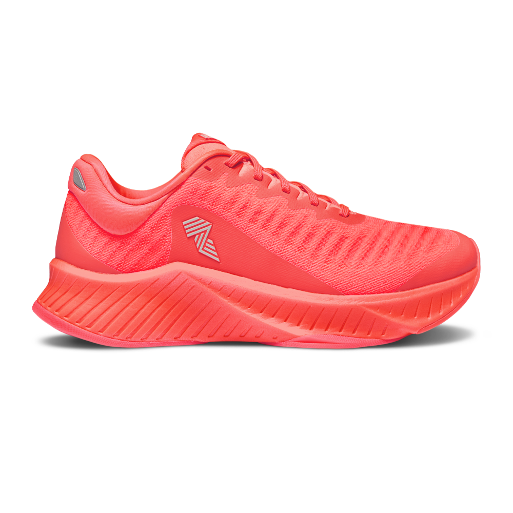 R.A.D® R-1 CORAL GLOW at R.A.D® - Performance Footwear . 01_R.A.D_SUNSETORANGE_R-1_ECOMM_SIDE_d2359138-f276-4808-8e7b-8690d566edf3