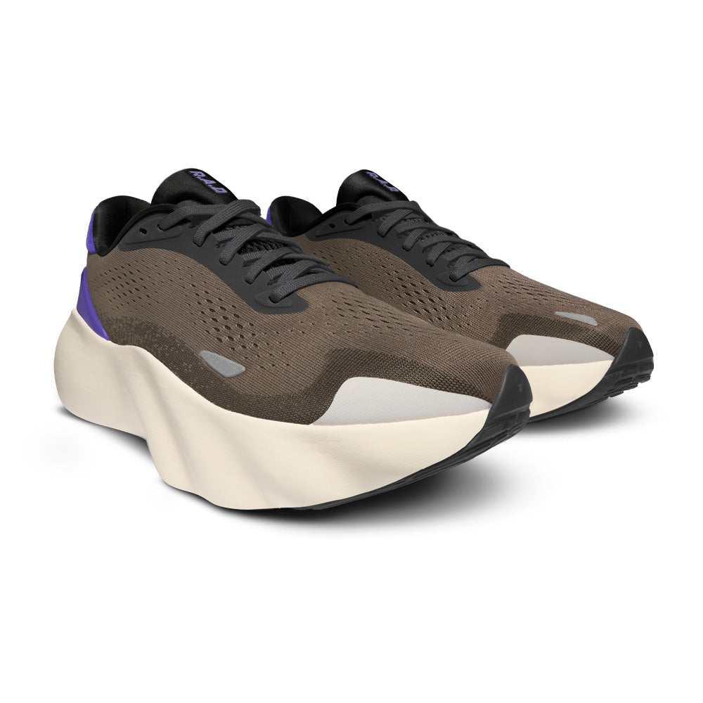R.A.D® MALLOW CINDER BLACK at R.A.D® - Performance Footwear . 01_RAD_MALLOW_CINDER_BLACK_OYSTER_0326-MAL-05_FRONT — View 2