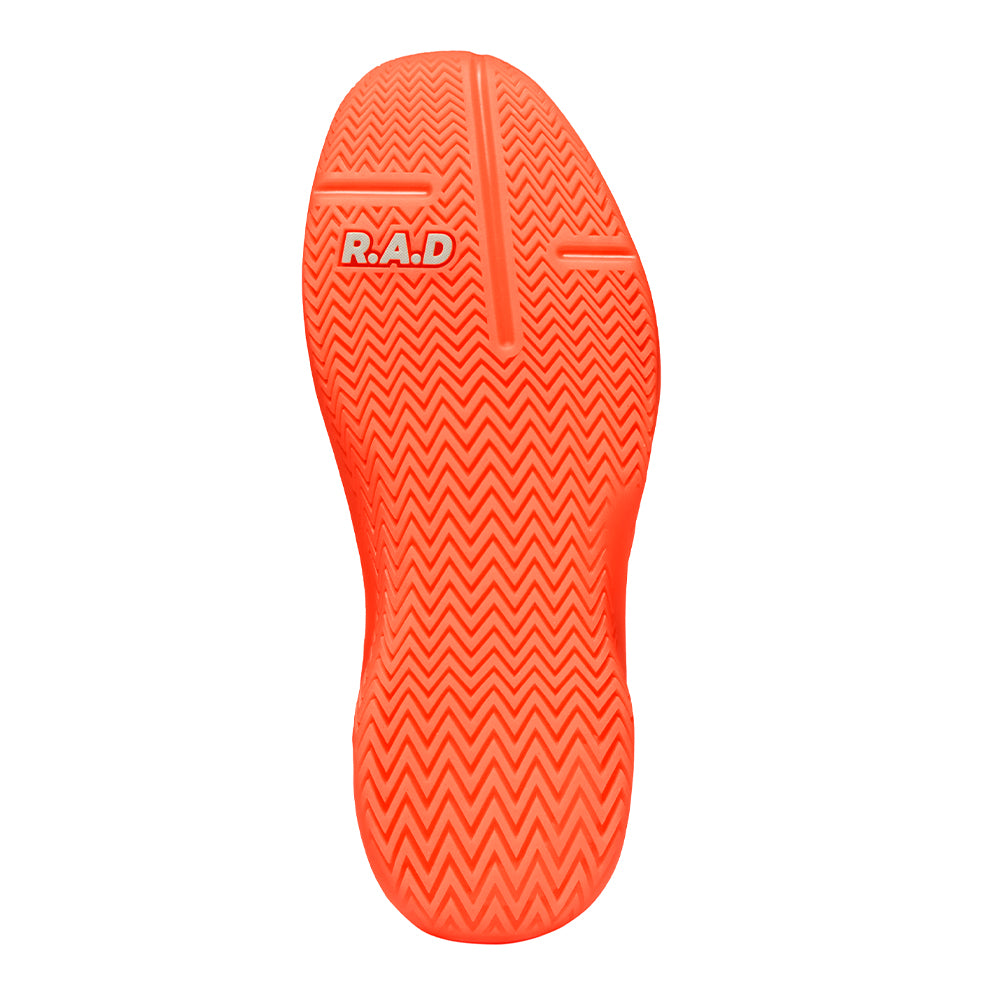 R.A.D® ONE V2 CORAL GLOW at R.A.D® - Performance Footwear . 0226-OV2ORO_RADV2V2_CADMIUM_ORANGESole_V2