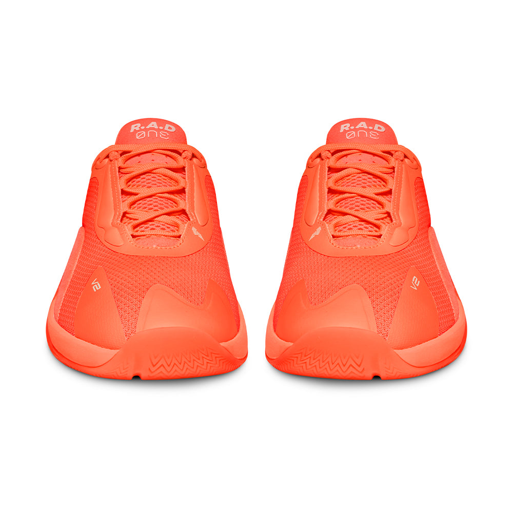 R.A.D® ONE V2 CORAL GLOW at R.A.D® - Performance Footwear . 0226-OV2ORO_RADV2V2_CADMIUM_ORANGEToes_V2