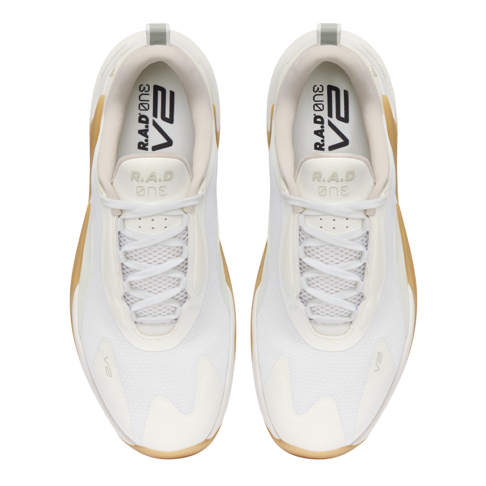 R.A.D® ONE V2 WHITE GUM at R.A.D® - Performance Footwear . 0226-OV2WHG_06_02_WHITE_GUM_TOP_02