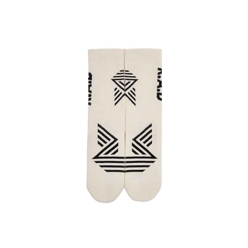 R.A.D® GENERAL SOCK TRIPLE PACK ANTIQUE WHITE / BLACK at R.A.D® - Performance Socks . 0326-GSAWBL3-LANTIQUEWHITE_3