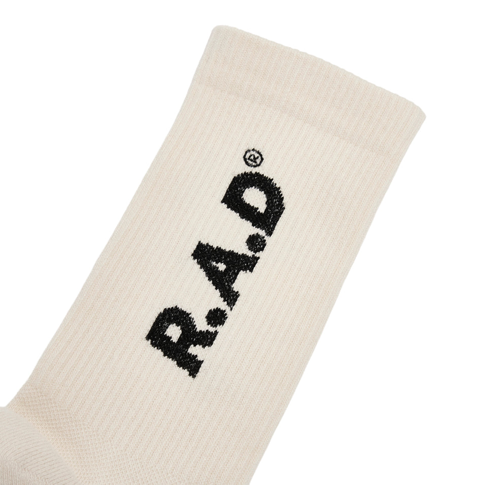 R.A.D® GENERAL SOCK TRIPLE PACK ANTIQUE WHITE / BLACK at R.A.D® - Performance Socks . 0326-GSAWBL3-LANTIQUEWHITE_4