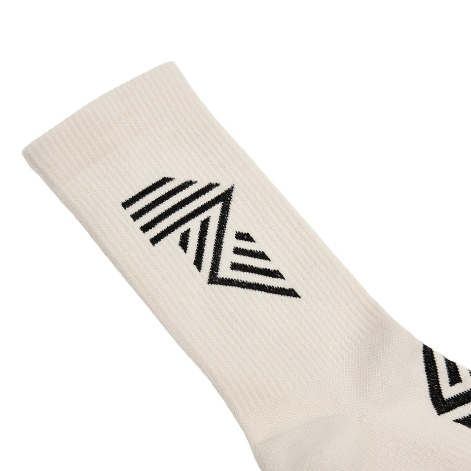 R.A.D® GENERAL SOCK TRIPLE PACK ANTIQUE WHITE / BLACK at R.A.D® - Performance Socks . 0326-GSAWBL3-LANTIQUEWHITE_5