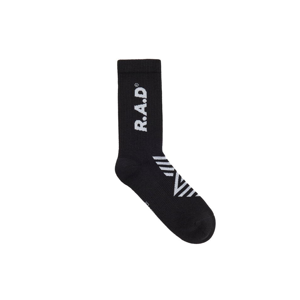 R.A.D® GENERAL SOCK TRIPLE PACK BLACK / WHITE at R.A.D® - Performance Socks . 0326-GSBLWH3-LBLACKWHITE_1