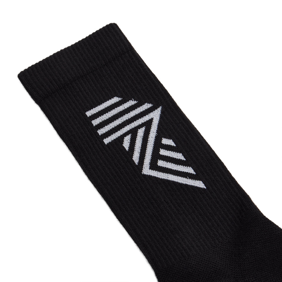 R.A.D® GENERAL SOCK TRIPLE PACK BLACK / WHITE at R.A.D® - Performance Socks . 0326-GSBLWH3-LBLACKWHITE_5