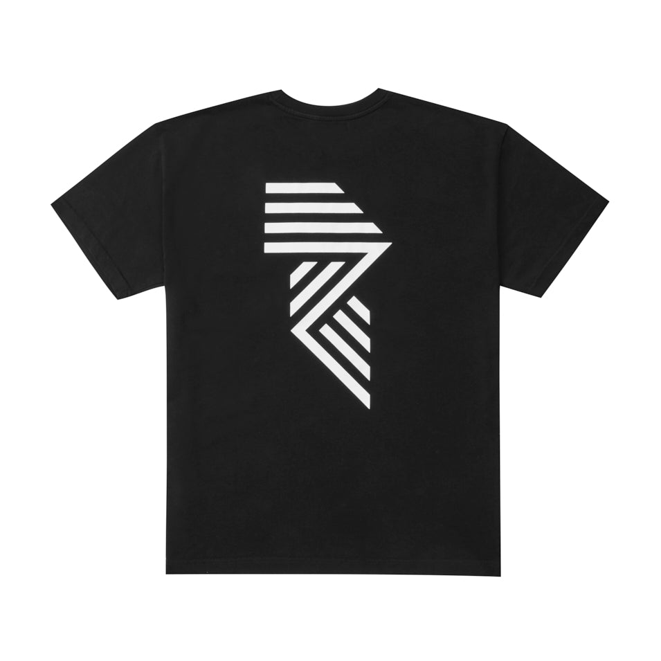 HEAVY™ 'R' TEE BLACK at R.A.D® - Performance Tees . 0326-HSCRBL_R.A.DHEAVY_SSTeeCREWBLACK_B — View 2