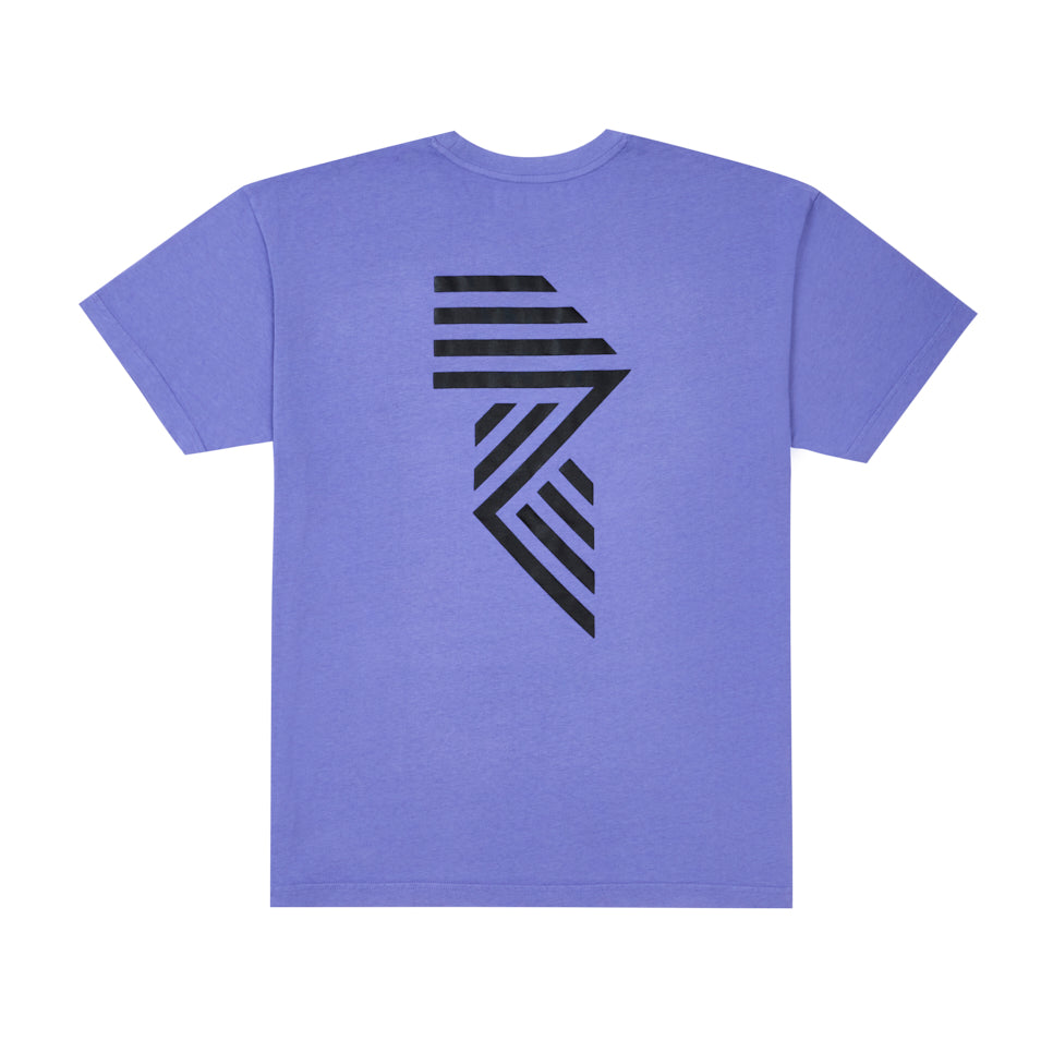 HEAVY™ 'R' TEE TWILIGHT at R.A.D® - Performance Tees . 0326-HSCRPT_R.A.DHEAVY_SSTeeCREWPURPLETWILIGHT_B — View 2