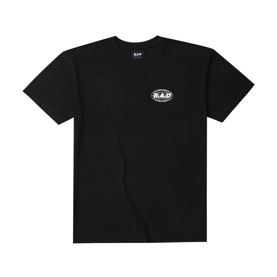 HEAVY™ GLOBE TEE BLACK — View 1