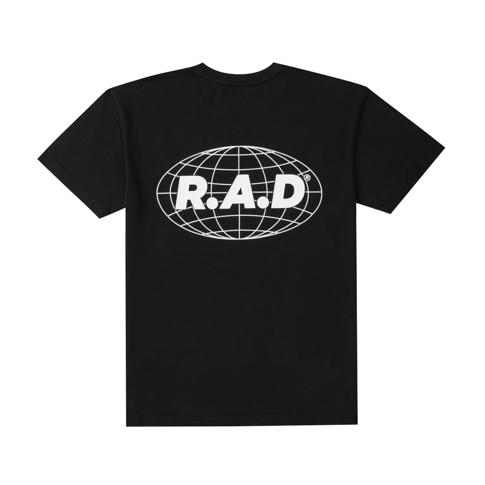 HEAVY™ GLOBE TEE BLACK — View 2