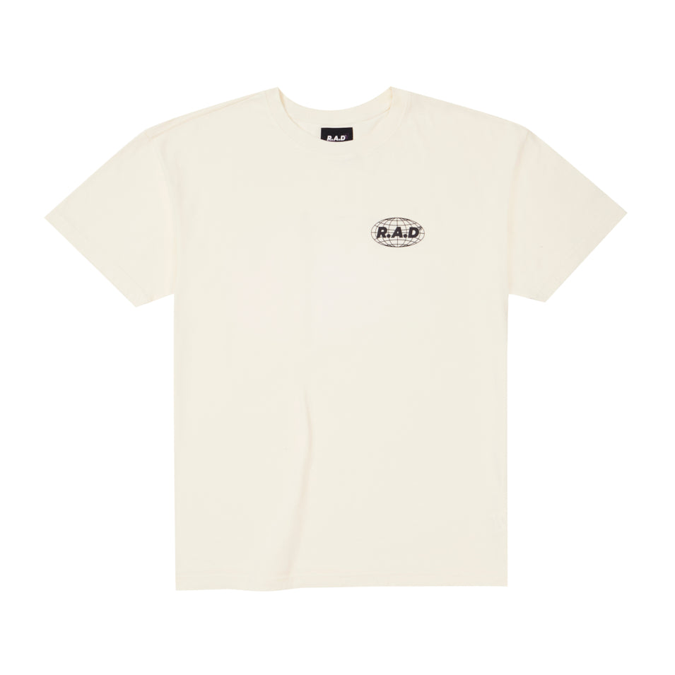 HEAVY™ GLOBE TEE OFF WHITE — View 1