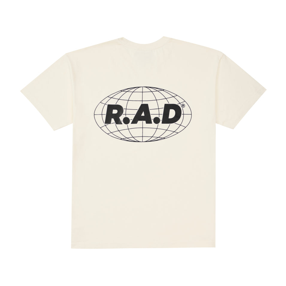 HEAVY™ GLOBE TEE OFF WHITE — View 2