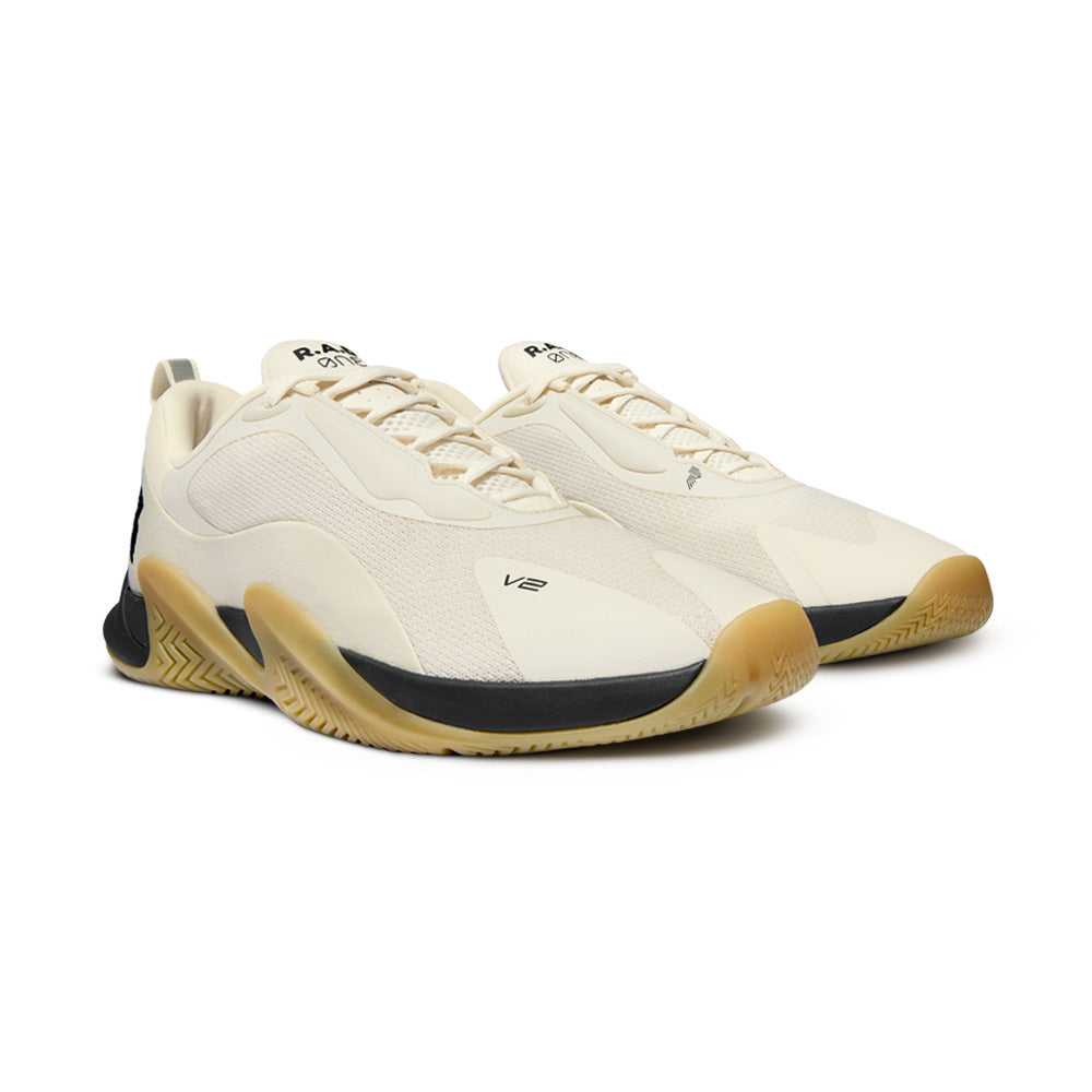 R.A.D® ONE V2 FLAT WHITE at R.A.D® - Performance Footwear . 0326-OV2-06_01_TOFU_MOONLESS_NIGHT_GUM_FRONT — View 2