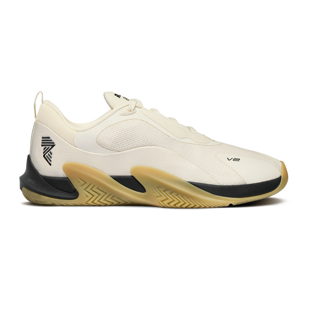 R.A.D® ONE V2 FLAT WHITE at R.A.D® - Performance Footwear . 0326-OV2-06_01_TOFU_MOONLESS_NIGHT_GUM_SIDE — View 1