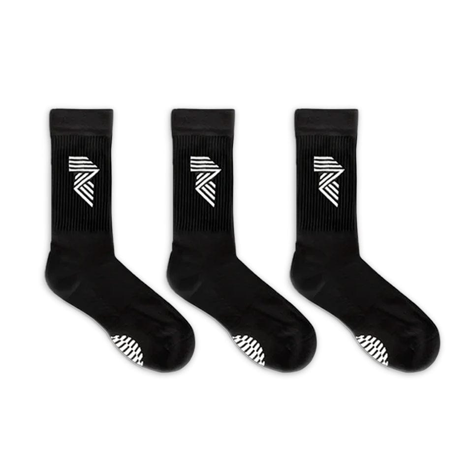 R.A.D® GENERAL SOCK TRIPLE PACK BLACK