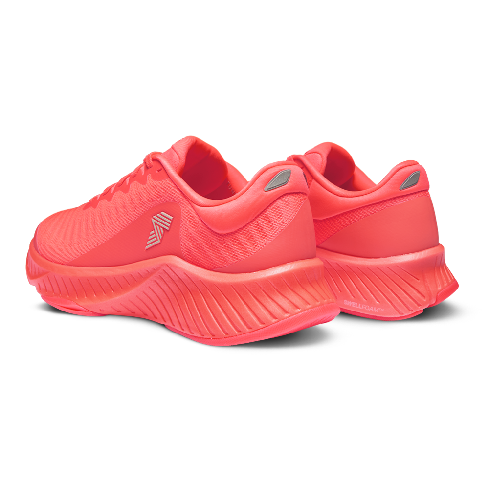 R.A.D® R-1 CORAL GLOW at R.A.D® - Performance Footwear . 03_R.A.D_SUNSETORANGE_R-1_ECOMM_BACK_0c65c68e-41da-4067-99d1-6e806796e53d