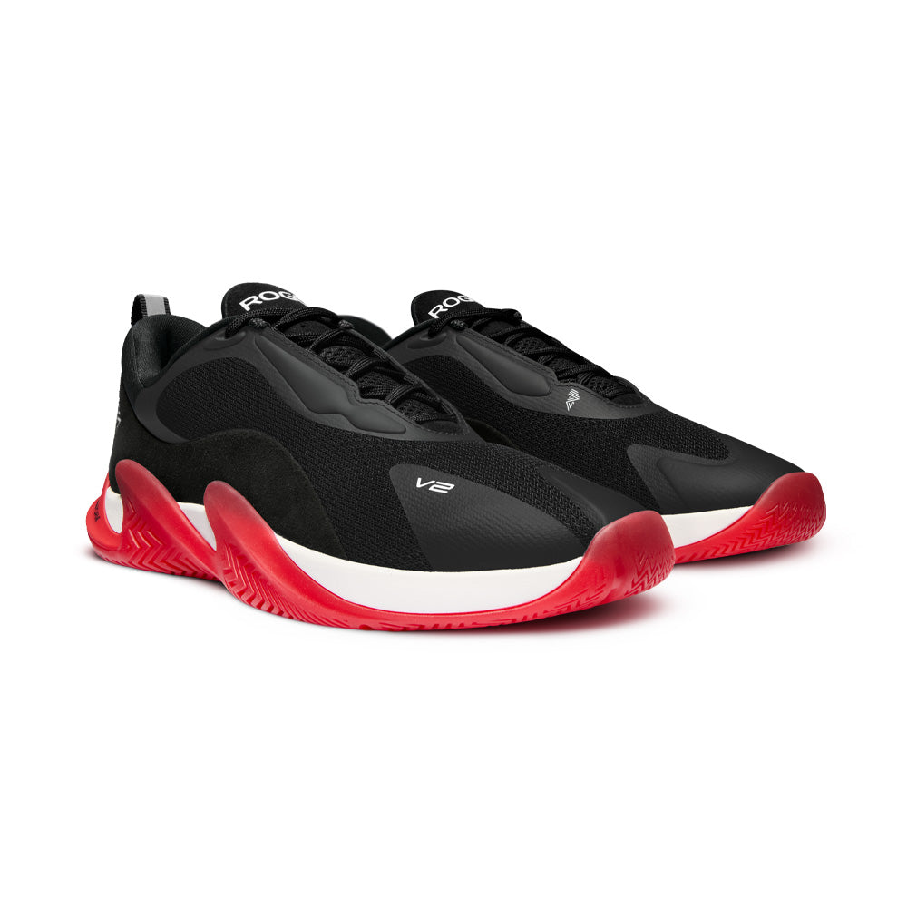 ROGUE X R.A.D® ONE V2 BLACK RED at R.A.D® - Performance Footwear . 0426_OV2_05_HYPE-ROGUE_FRONT