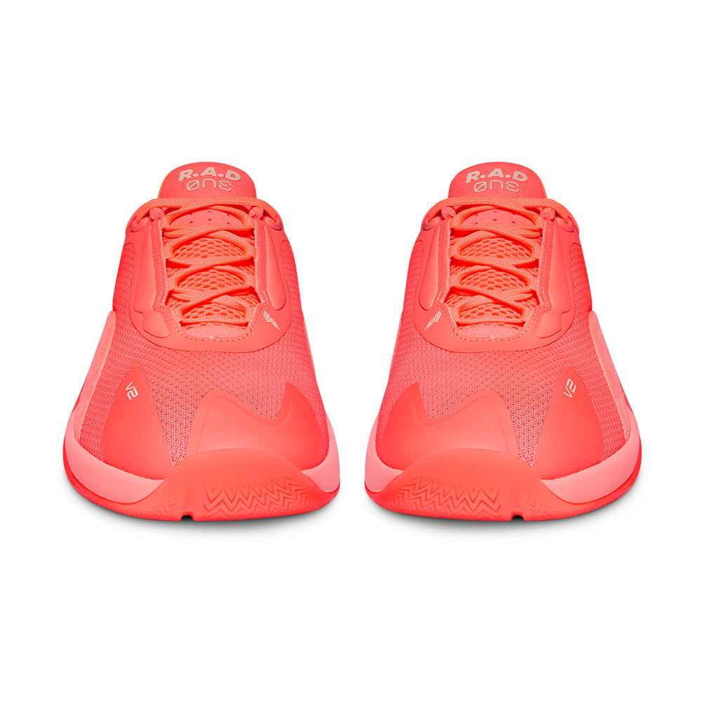 R.A.D® ONE V2 CORAL GLOW at R.A.D® - Performance Footwear . 04_V2_SUNSET_ORANGE_TOES