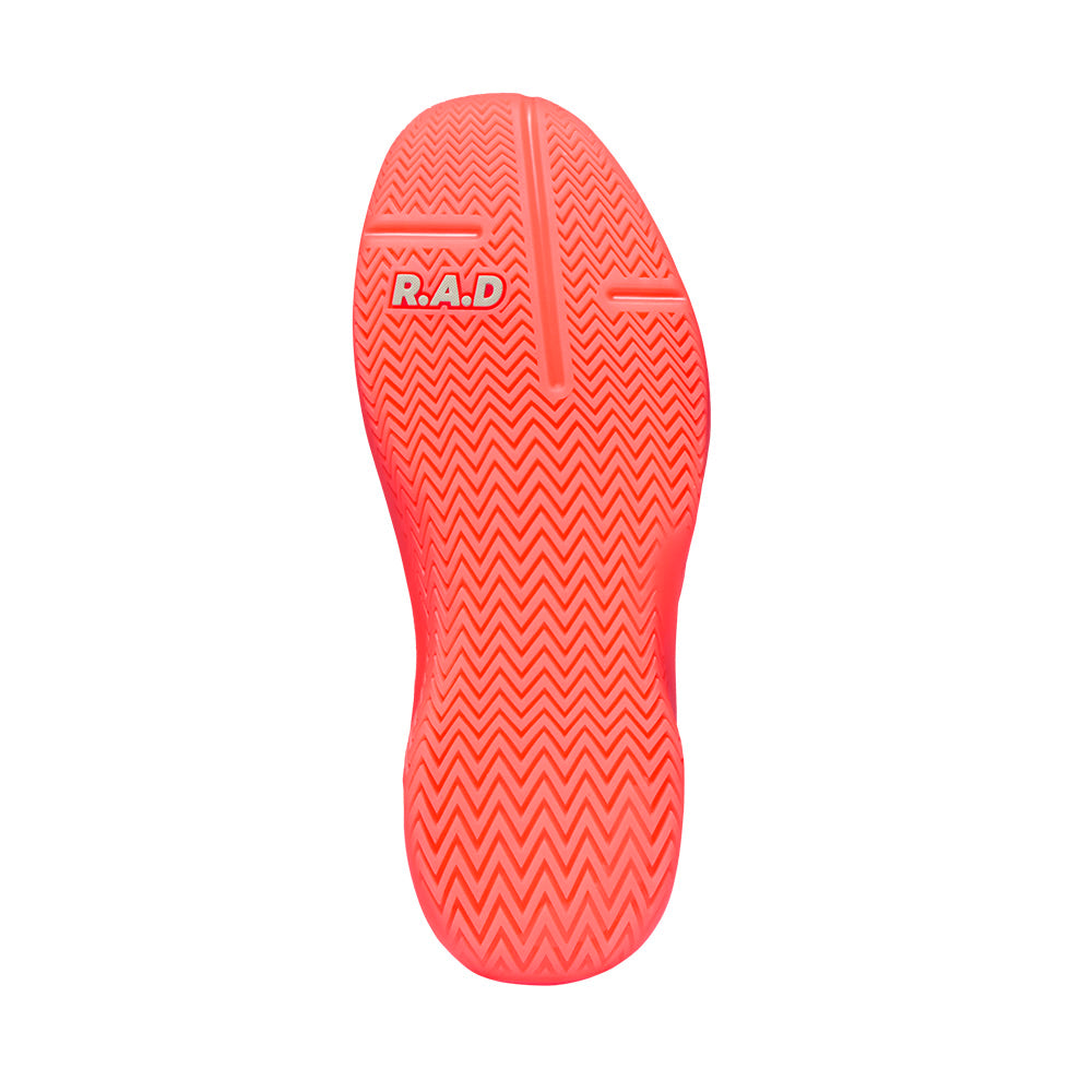 R.A.D® ONE V2 CORAL GLOW at R.A.D® - Performance Footwear . 05_V2_SUNSET_ORANGE_SOLE