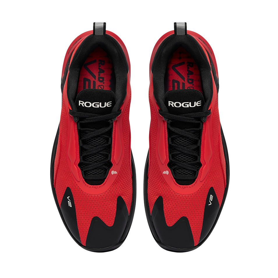 R.A.D® ONE V2 ROGUE RED at R.A.D® - Performance Footwear . 06V2ROGUEREDTOP_0ce9932a-92e9-4dbe-8f6f-7320061f8173
