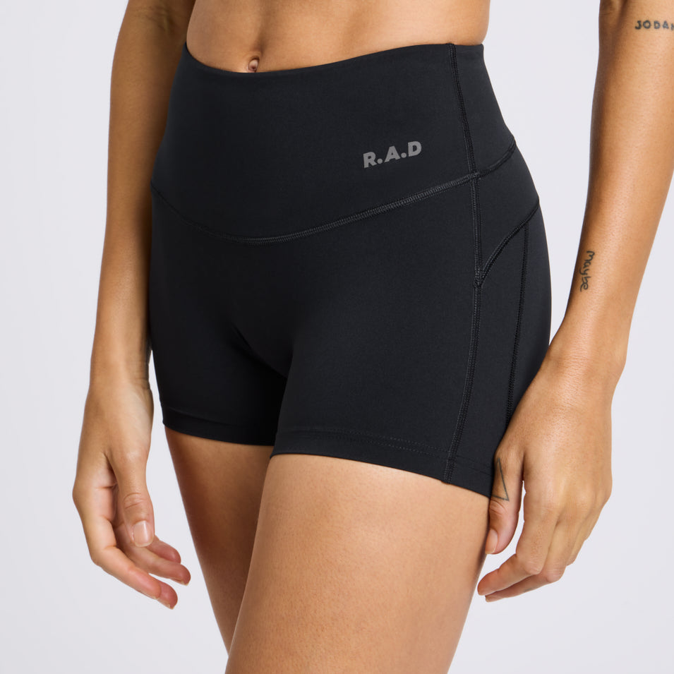 SUPEKNIT™ HIGH-RISE TRAINING SHORT 3” BLACK at R.A.D® - Performance Shorts . 3INCHSHORTS_BLACK_0125-6SHBLA_3