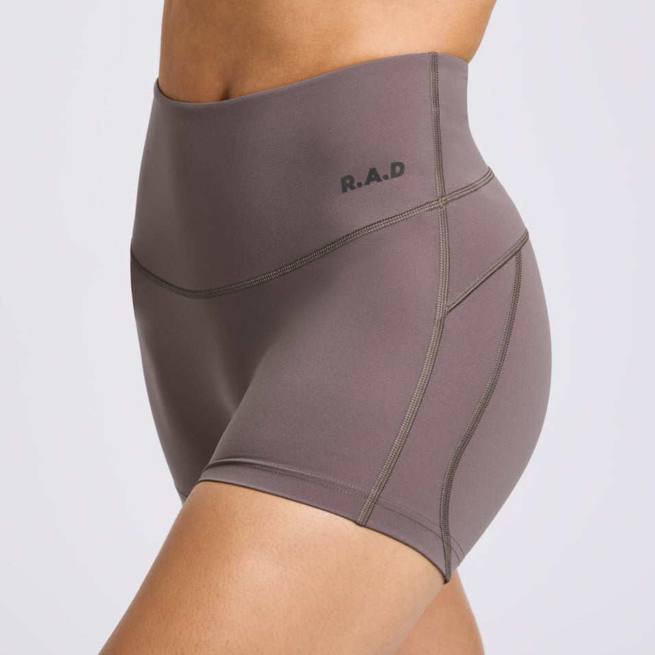SUPEKNIT™ HIGH-RISE TRAINING SHORT 3” DEEP TAUPE at R.A.D® - Performance Shorts . 3INCHSHORTS_SPARROW_0125-3SHDTA_3