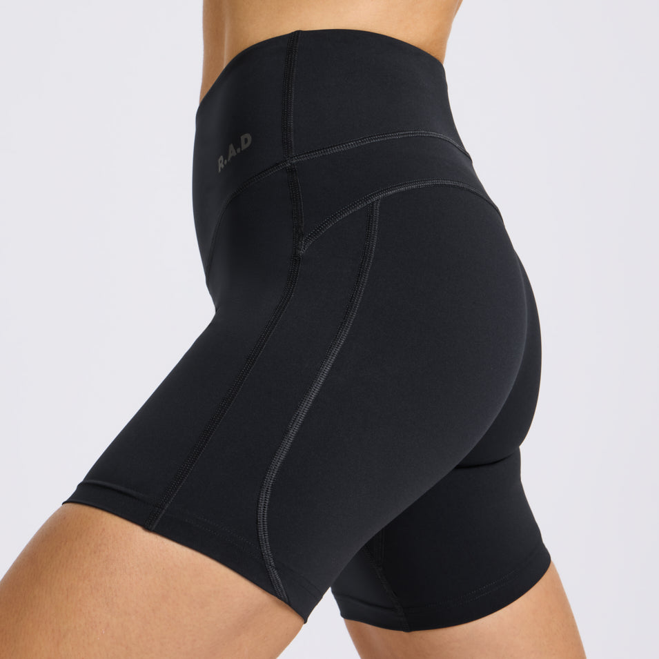 SUPEKNIT™ HIGH-RISE TRAINING SHORT 6” BLACK at R.A.D® - Performance Shorts . 6INCHSHORTS_BLACK_0125-3SHBLA_4_654cfafa-384e-49f3-bd9a-7f5b646edcdc
