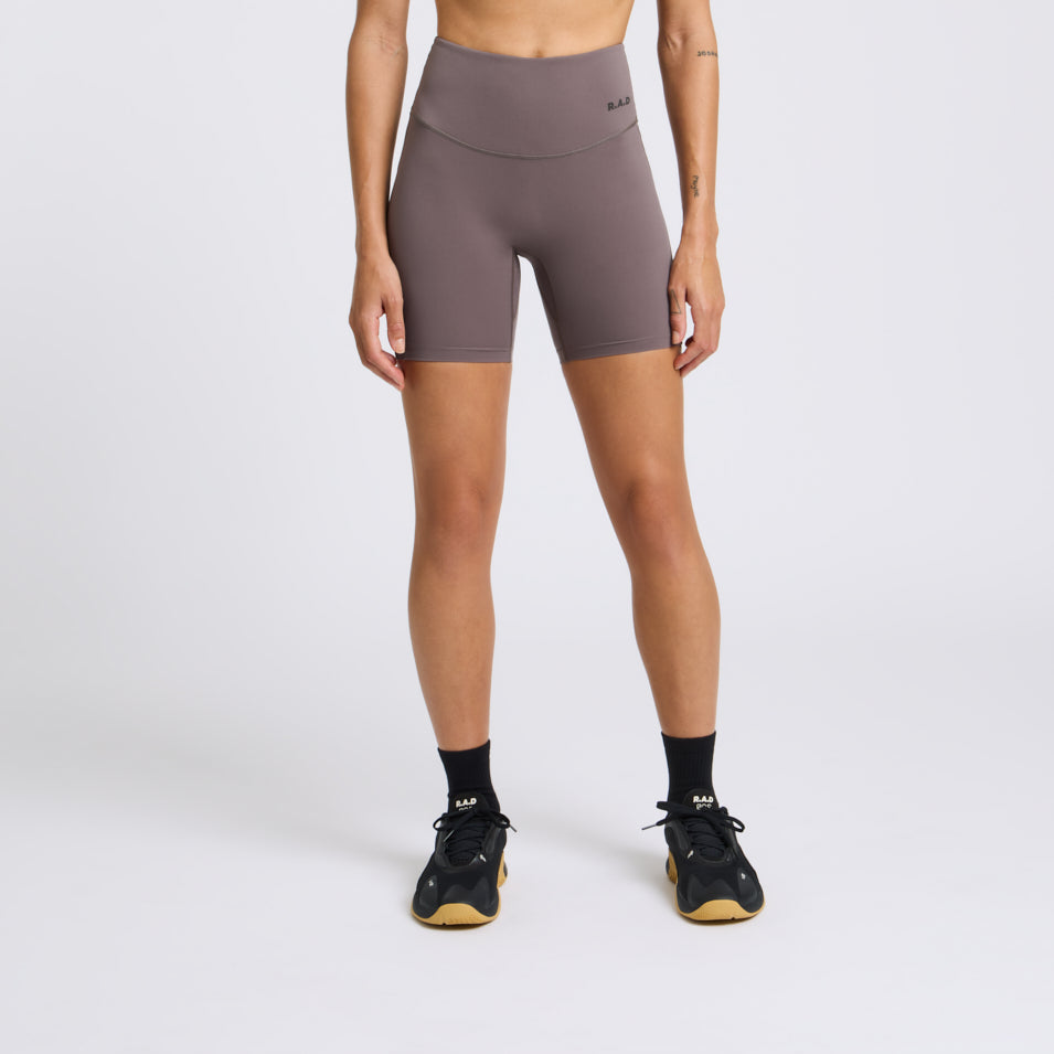 SUPEKNIT™ HIGH-RISE TRAINING SHORT 6” DEEP TAUPE at R.A.D® - Performance Shorts . 6INCHSHORTS_SPARROW_0125-6SHDTA_1 — View 1