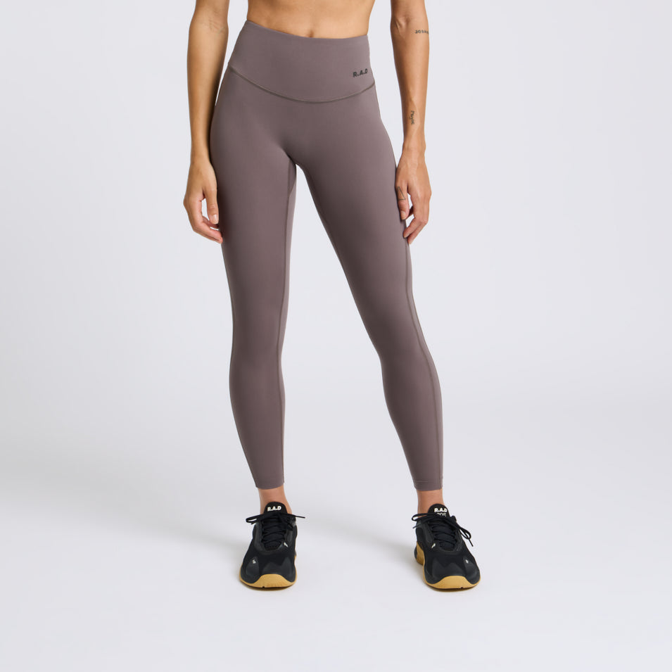 SUPEKNIT™ HIGH-RISE TRAINING LEGGING 25” DEEP TAUPE at R.A.D® - Performance Leggings . 78LEGGINGS_SPARROW_0125-78LDTA_1 — View 1