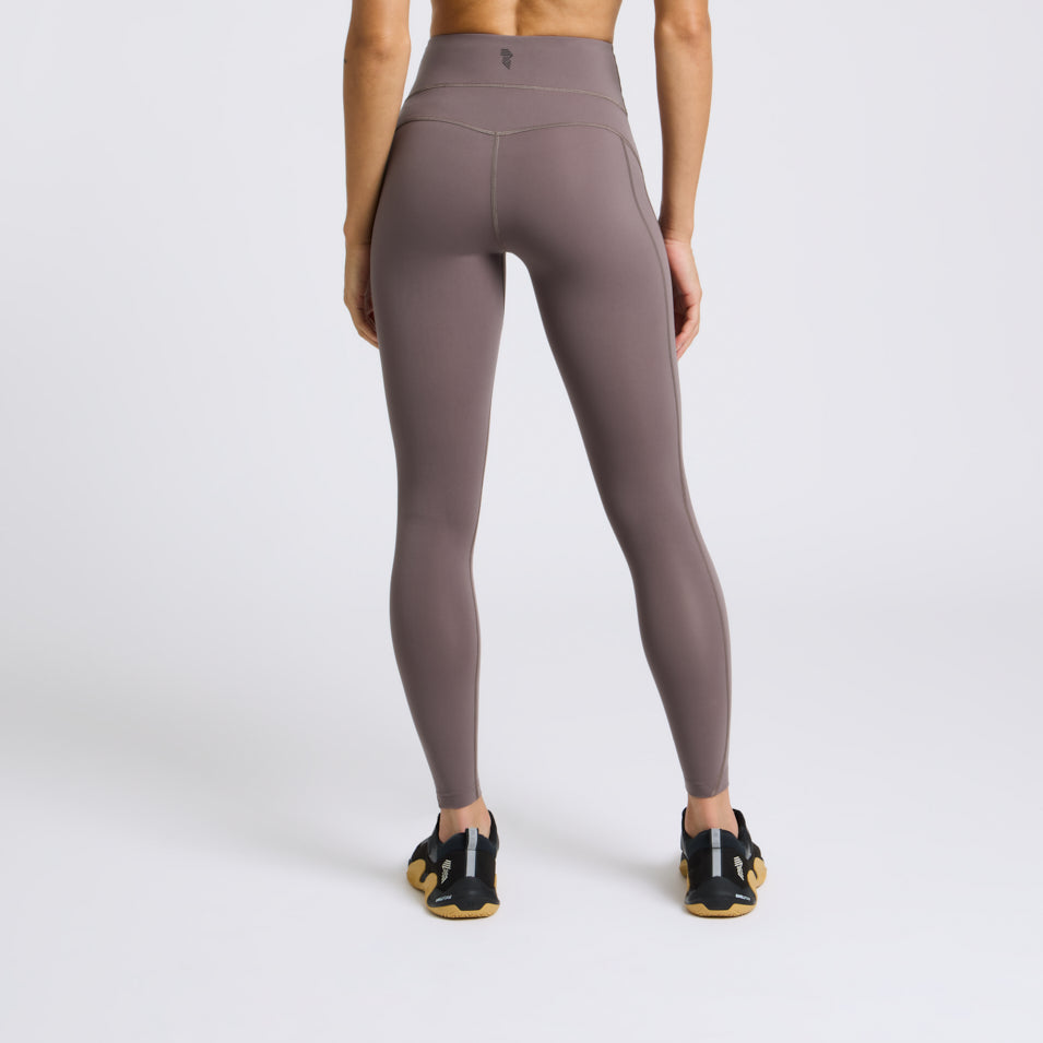 SUPEKNIT™ HIGH-RISE TRAINING LEGGING 25” DEEP TAUPE at R.A.D® - Performance Leggings . 78LEGGINGS_SPARROW_0125-78LDTA_2 — View 2