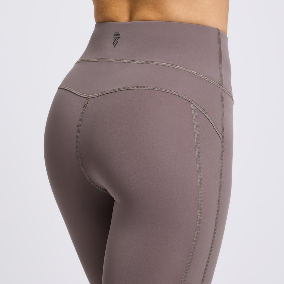 SUPEKNIT™ HIGH-RISE TRAINING LEGGING 25” DEEP TAUPE at R.A.D® - Performance Leggings . 78LEGGINGS_SPARROW_0125-78LDTA_4