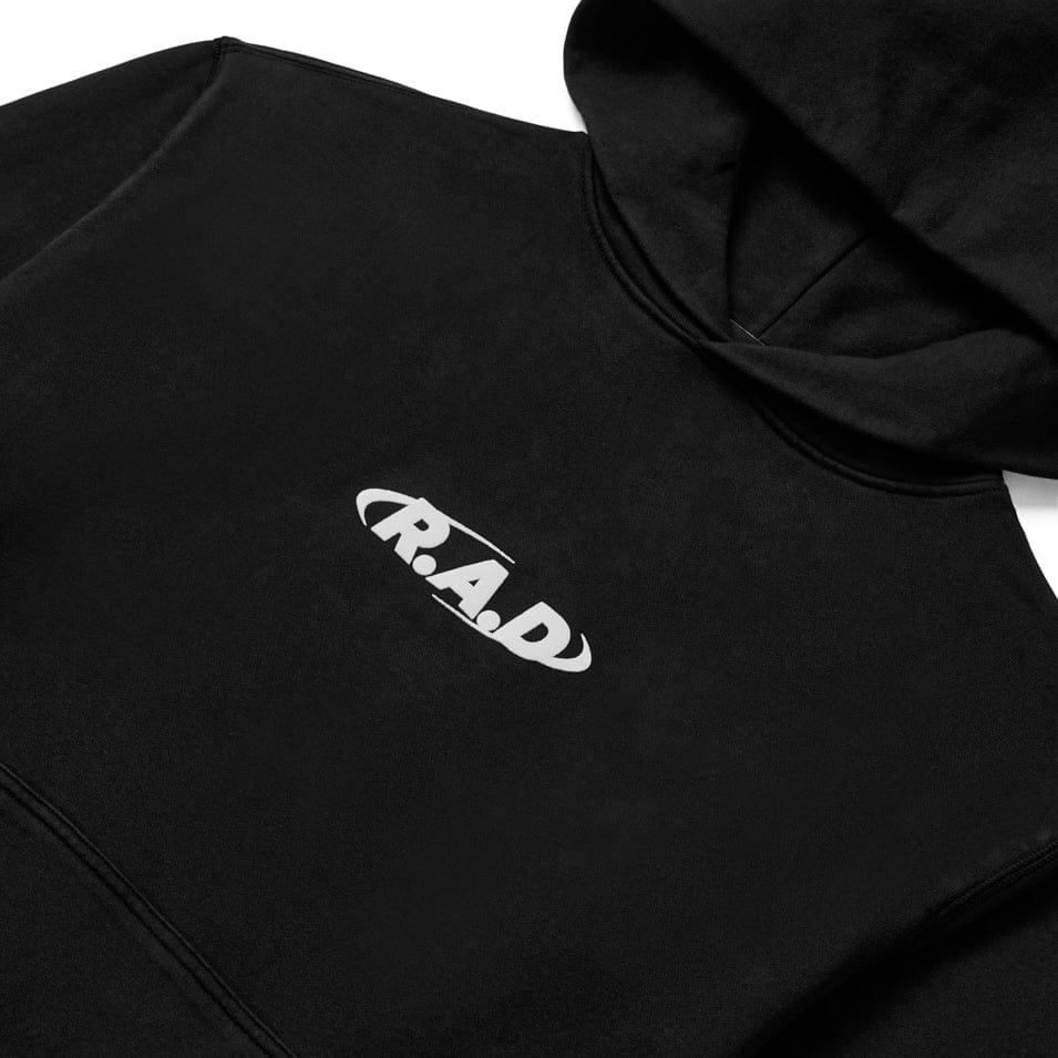 R.A.D® CREW HOODED SWEAT V2 BLACK