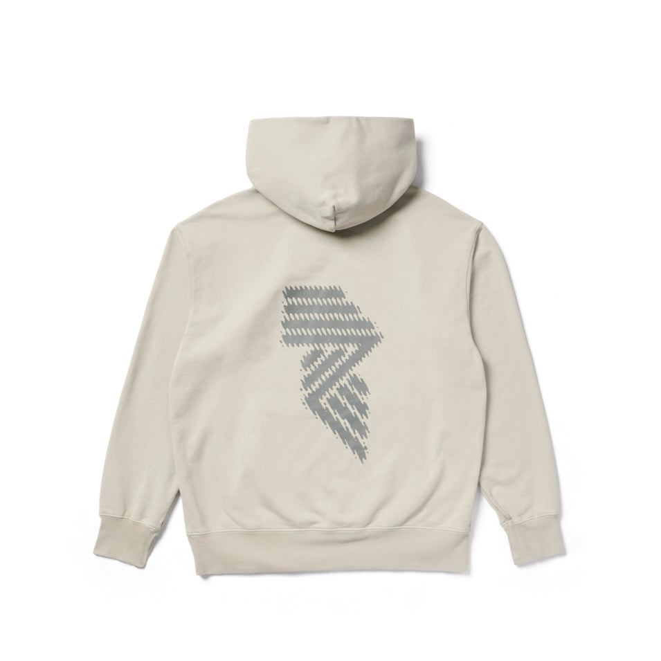 CREW HOODED SWEAT ABBEY STONE