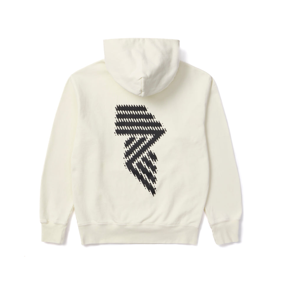 CREW HOODED SWEAT OFF WHITE