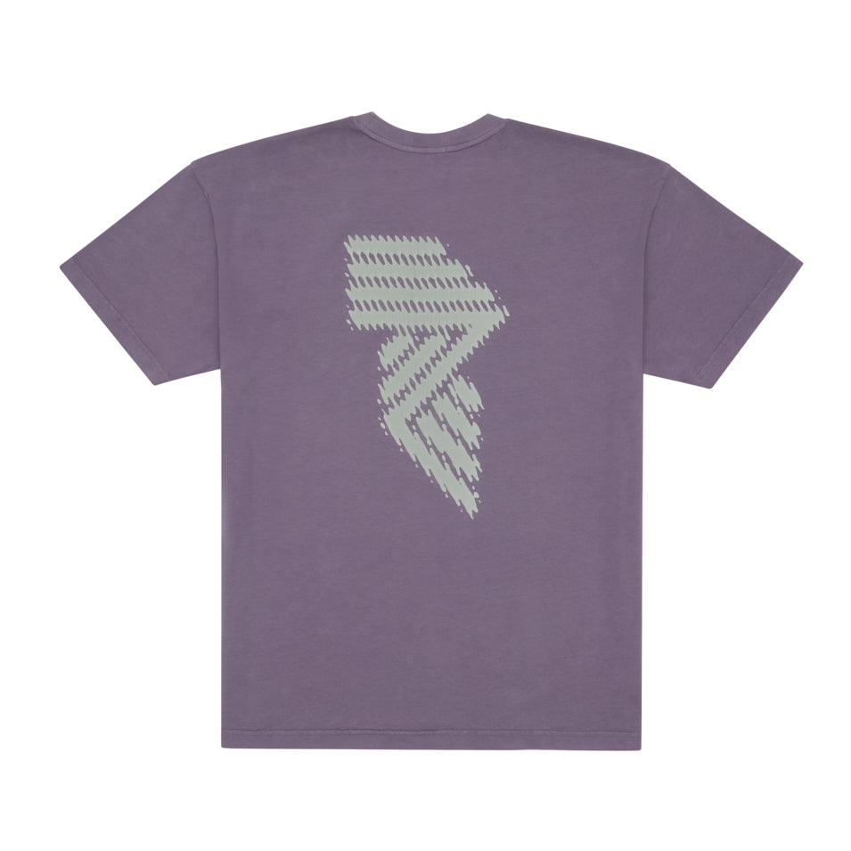 HEAVY™ 'R' TEE PURPLE TWILIGHT at R.A.D® - Performance Tees . CREW_PURPLESAGE_0325-HSCR5PT_B — View 2